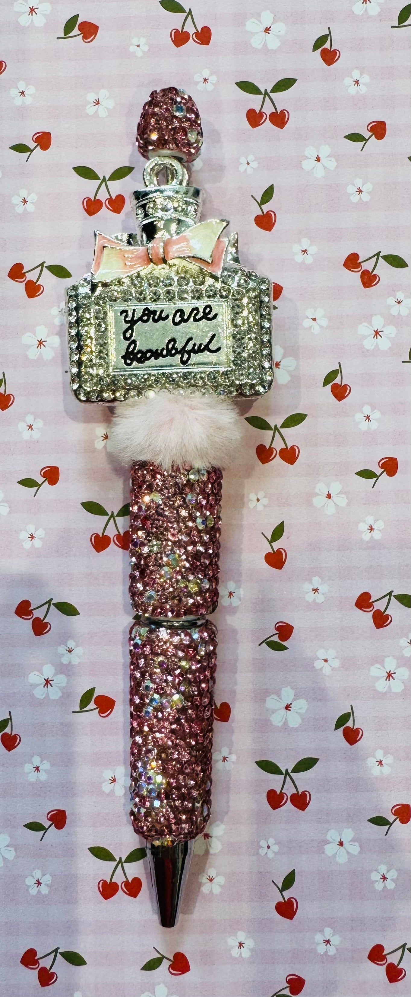 Metal perfume bottle focal pen